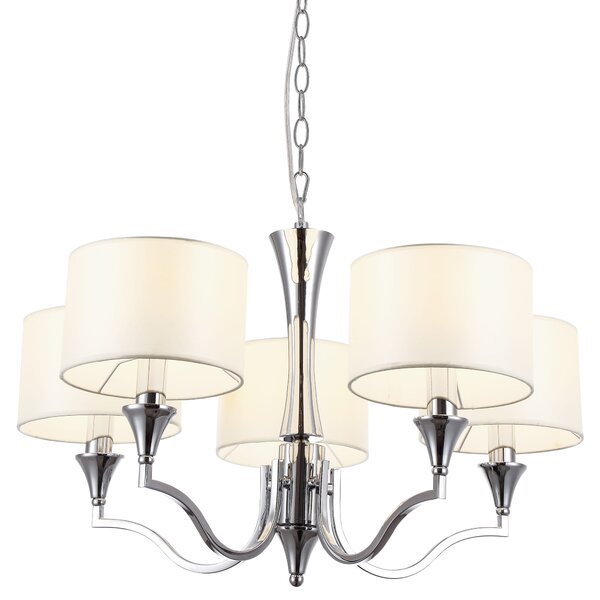 Cosmolight glamour klasszikus csillár washington fehér króm cosp05915ni-wh