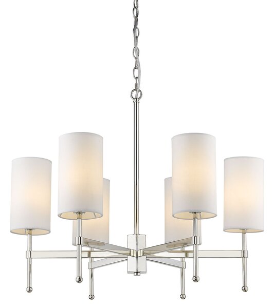 Cosmolight klasszikus csillár denver fehér nikkel cosp06994ni-wh