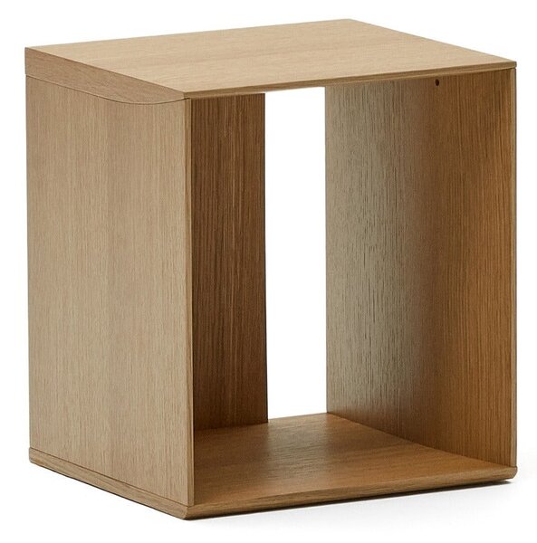 Natúr színű moduláris polcrendszer tölgyfa dekorral 34x38 cm Litto – Kave Home