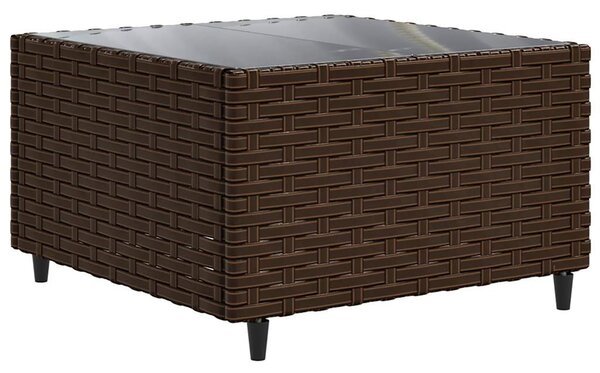 6 részes barna polyrattan kerti ülőgarnitúra párnákkal