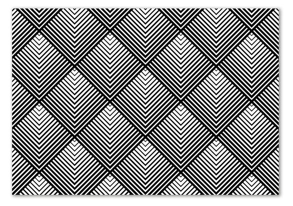 Üvegkép nyomtatás Geometriai háttér