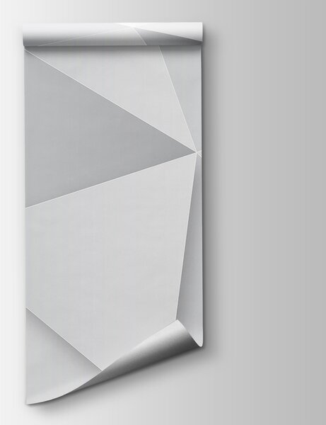 Fotótapéta Fehér háromszög minta, Geometriai 3D fotótapéta, Népszerű fotótapéta, u96897 - Tapeko.hu