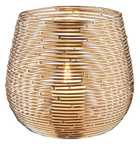 TWINE LIGHT mécsestartó, arany 12,5cm