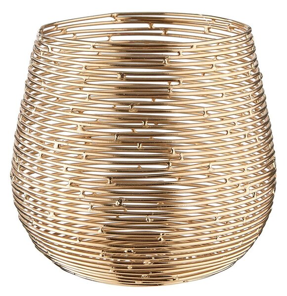 TWINE LIGHT mécsestartó, arany 12,5cm