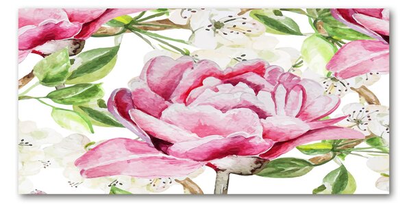Akril üveg kép Peonies
