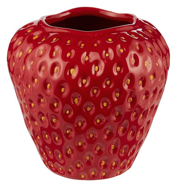 STRAWBERRY váza, piros 26,5 cm