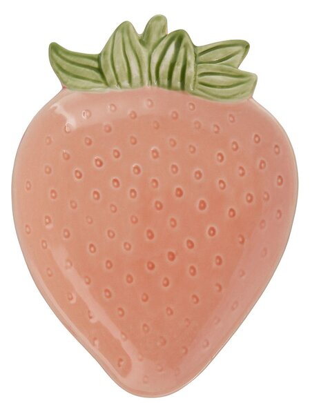 STRAWBERRY dekor tál 12 x 11 cm