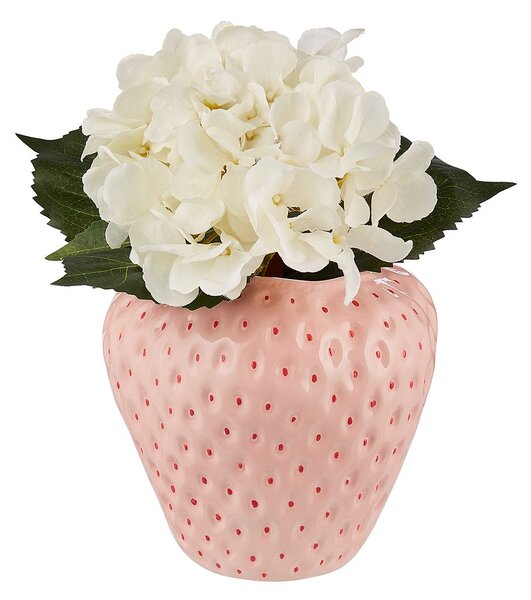 STRAWBERRY váza, rózsaszín 16,4 cm