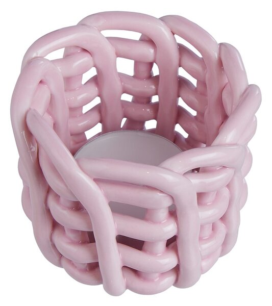 LITTLE CRAFT mécsestartó 6 cm, pasztell rózsaszín