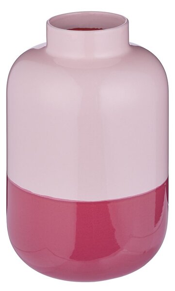 TWO TONE váza 35 cm, rózsaszín-pink