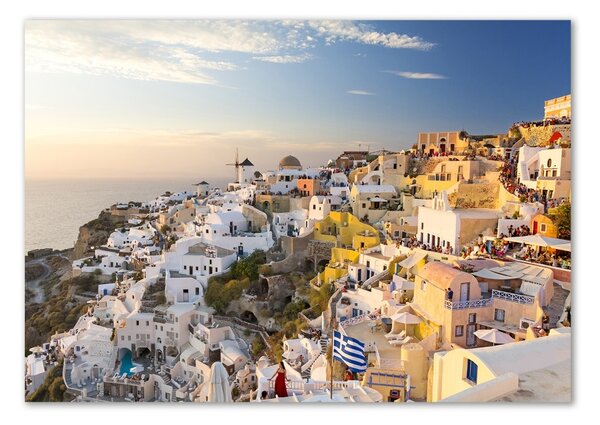 Akrilüveg fotó Santorini, görögország