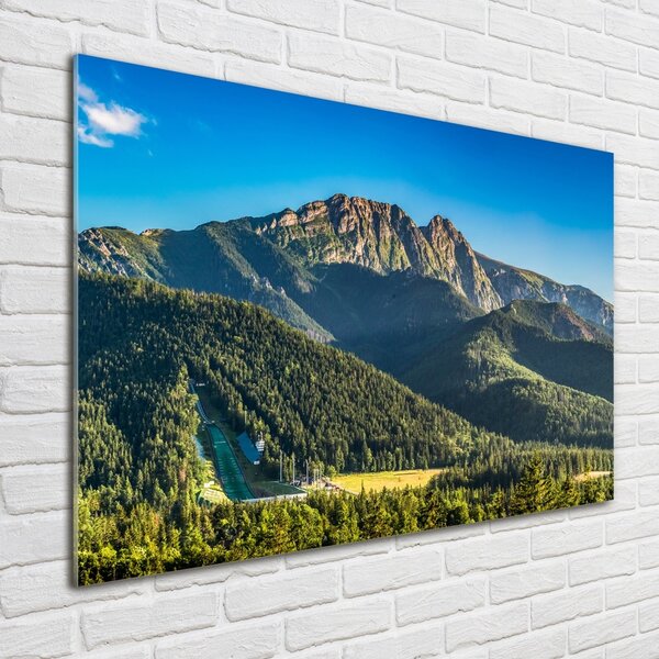 Üvegkép nyomtatás Panoráma a tátra