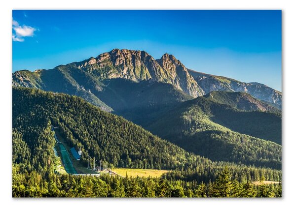 Üvegkép nyomtatás Panoráma a tátra