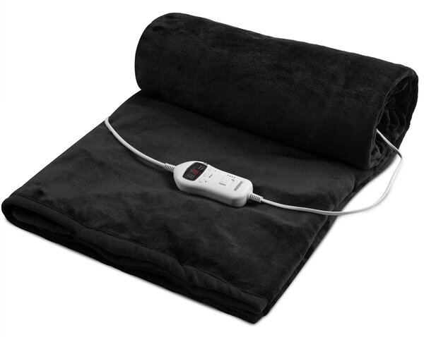 Monzana® Fleece fűthető takaró - antracit