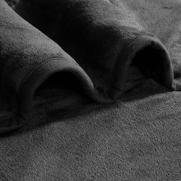 Monzana® Fleece fűthető takaró - antracit