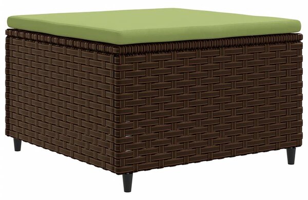 6 részes barna polyrattan kerti ülőgarnitúra párnákkal