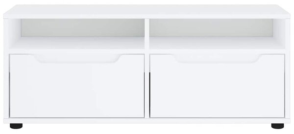 VidaXL VISNES fehér szerelt fa TV-szekrény 100x40x38 cm