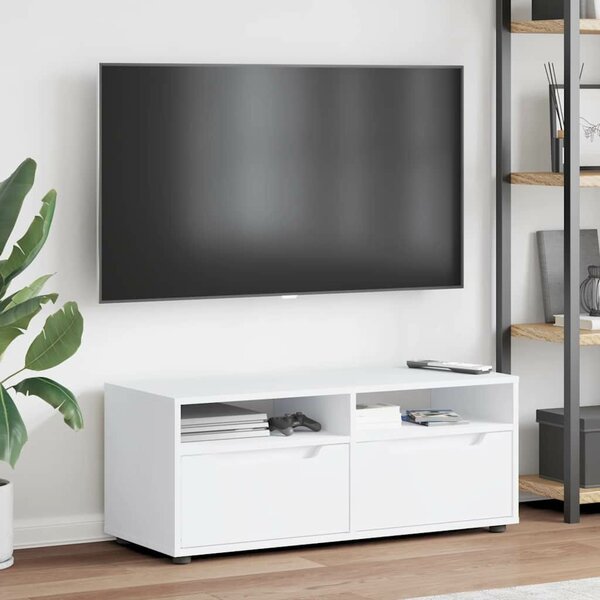 VidaXL VISNES fehér szerelt fa TV-szekrény 100x40x38 cm