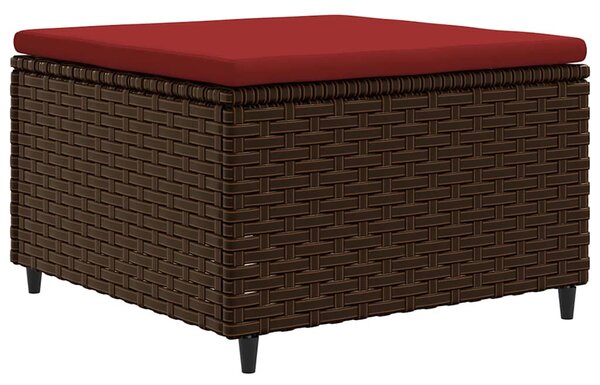 8 részes barna polyrattan kerti ülőgarnitúra párnákkal
