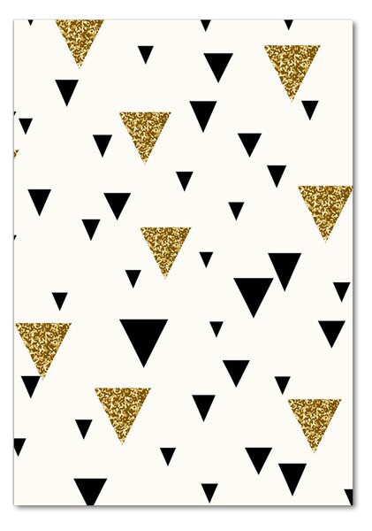 Üvegkép nyomtatás Háromszögek háttér