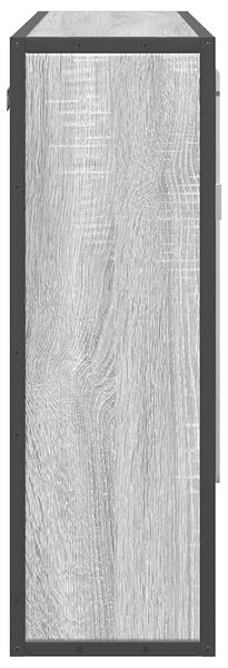 VidaXL szürke sonoma színű szerelt fa tükrös szekrény 65x20x60 cm
