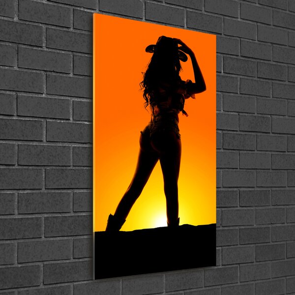 Üvegkép falra Ábra cowgirls