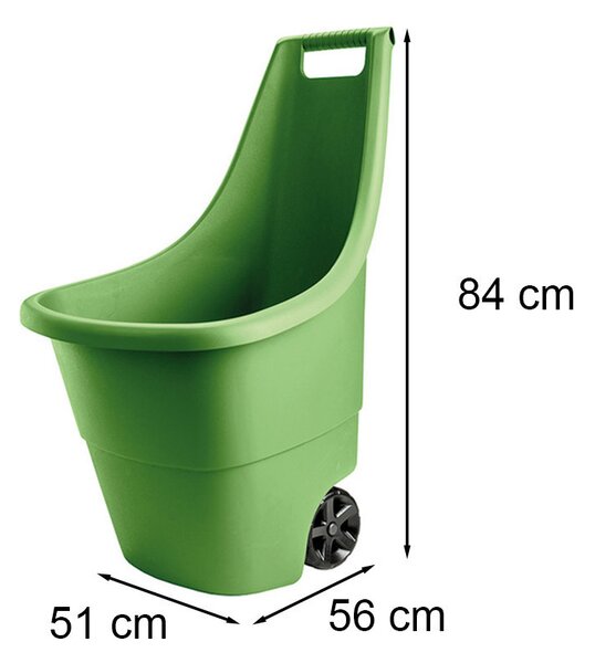 Easy go breeze műanyag kerti talicska 50 l