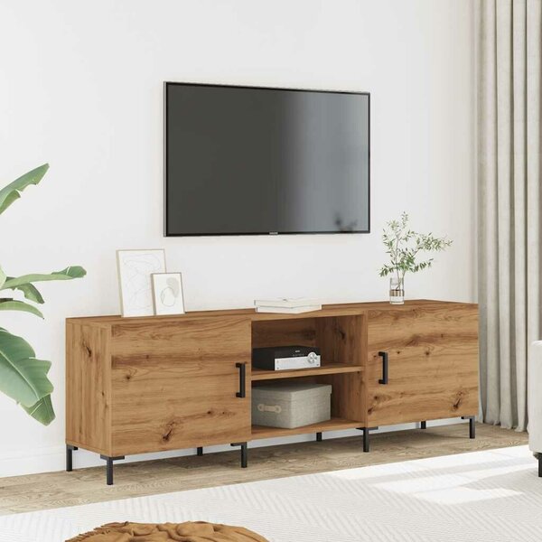 VidaXL kézműves tölgy színű szerelt fa TV-szekrény 150 x 30 x 50 cm