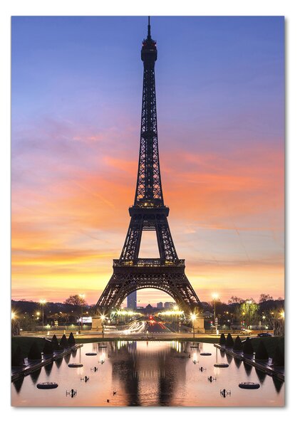 Üvegkép falra Párizsi eiffel-torony