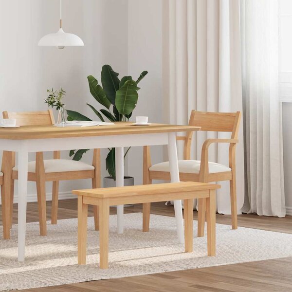 VidaXL tömörfa gumiból pad 90 cm
