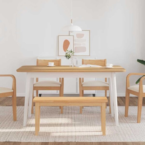 VidaXL tömörfa gumiból pad 90 cm