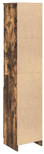 VidaXL füstös tölgy színű szerelt fa magasszekrény 37,5x35x180 cm