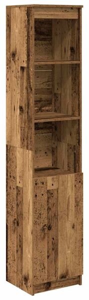 VidaXL antik fa színű szerelt fa magasszekrény 37,5x35x180 cm