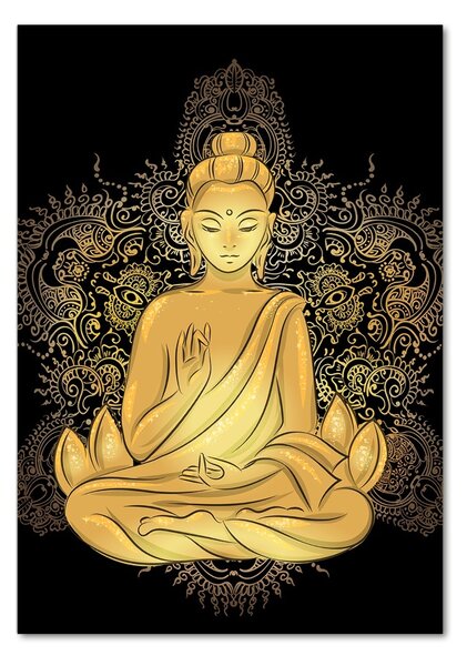 Üvegkép Buddha mandala
