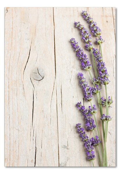 Egyedi üvegkép Lavender fa