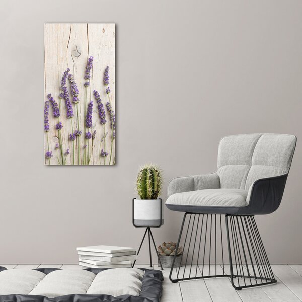 Egyedi üvegkép Lavender fa
