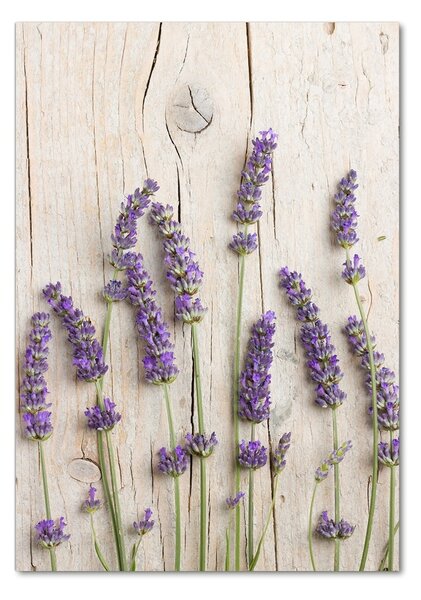 Egyedi üvegkép Lavender fa