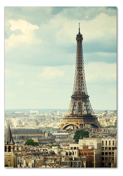 Üvegkép falra Párizsi eiffel-torony