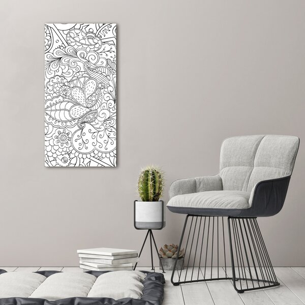 Egyedi vászonkép Háttér zentangle