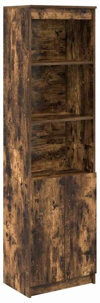 VidaXL füstös tölgy színű szerelt fa magasszekrény 50x35x180 cm