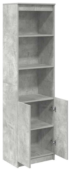 VidaXL betonszürke szerelt fa magasszekrény 50x35x180 cm