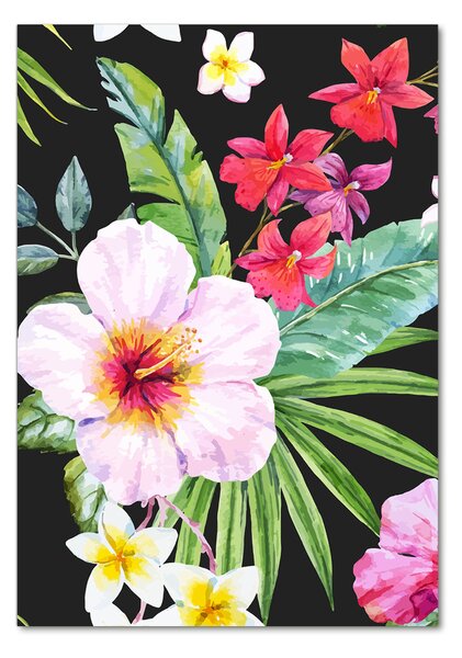 Photo kép üveg Hawaii mintás