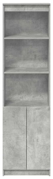 VidaXL betonszürke szerelt fa magasszekrény 50x35x180 cm