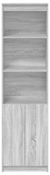 VidaXL szürke sonoma szerelt fa magasszekrény 50x35x180 cm