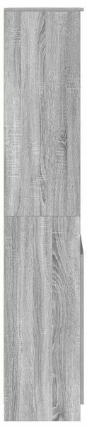 VidaXL szürke sonoma szerelt fa magasszekrény 50x35x180 cm