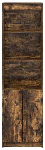 VidaXL füstös tölgy színű szerelt fa magasszekrény 50x35x180 cm