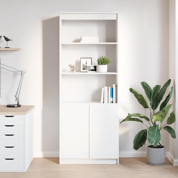 VidaXL fehér szerelt fa magasszekrény 70 x 35 x 180