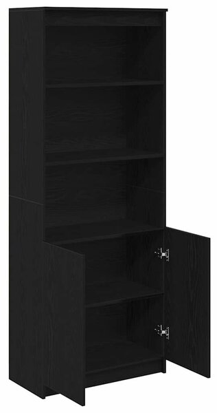 VidaXL fekete tölgy szerelt fa magasszekrény 70 x 35 x 180 cm