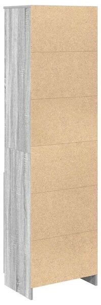 VidaXL szürke sonoma szerelt fa magasszekrény 50x35x180 cm