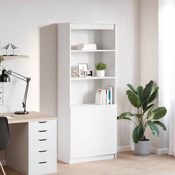 VidaXL fehér szerelt fa magasszekrény 70 x 35 x 180